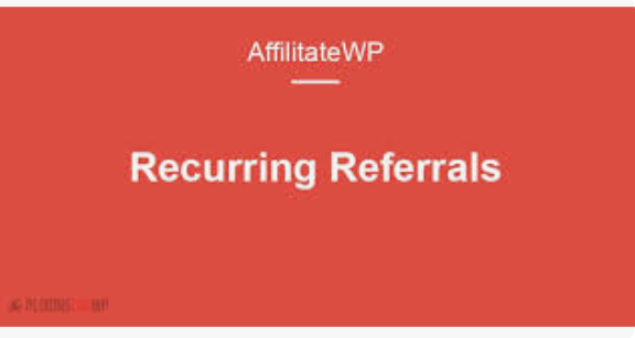 AffiliateWP Recurring Referrals