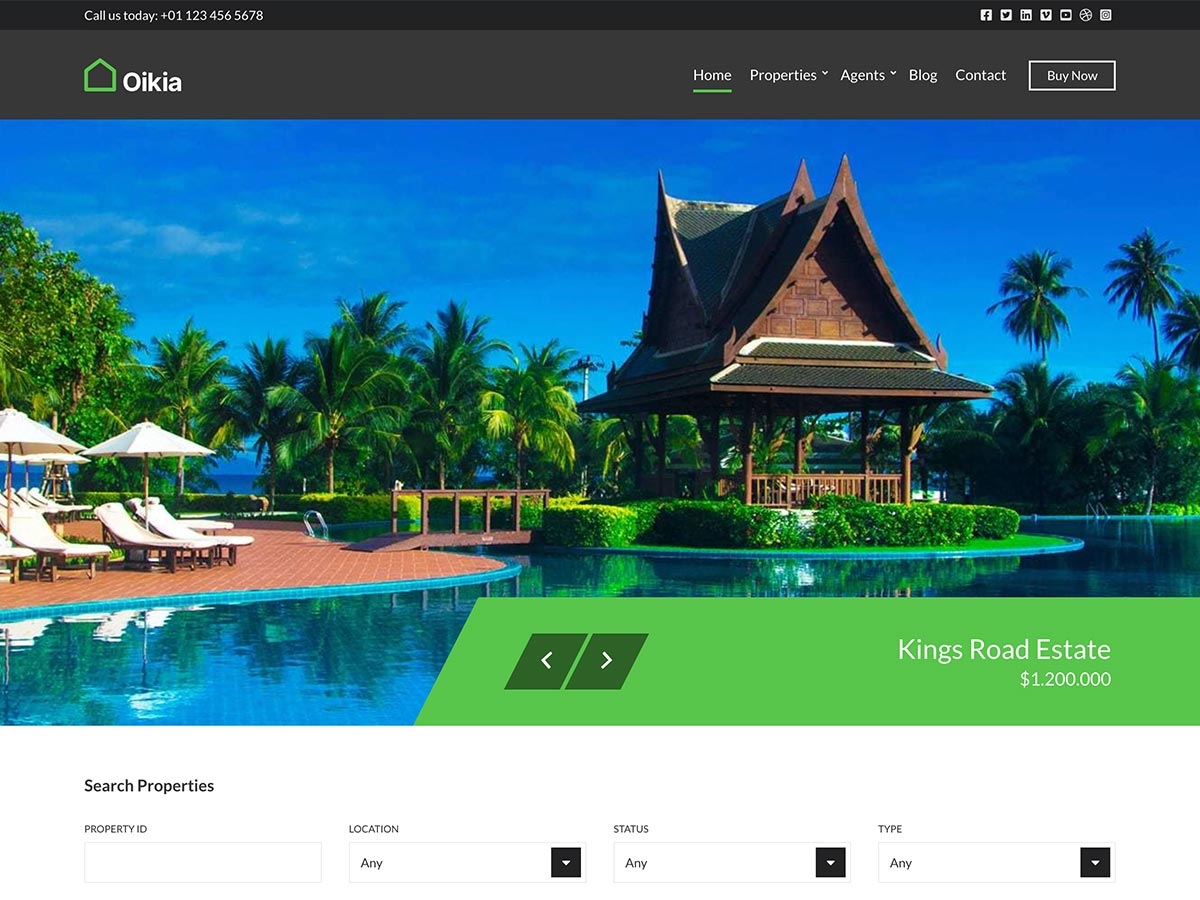 Oikia Theme